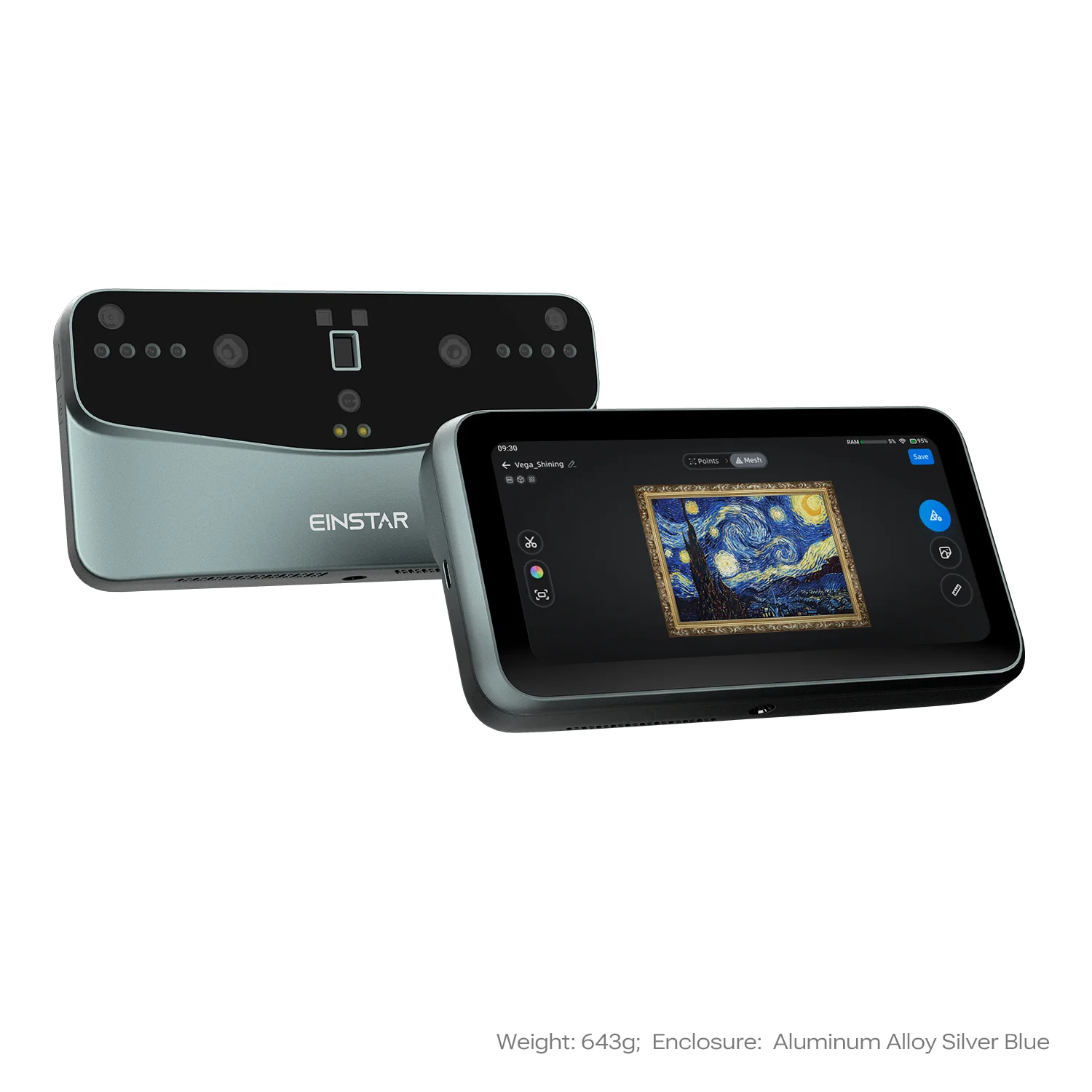 Shining Einstar Vega  Scanner  - Handheld 3D Scanner High Precision recension och pris