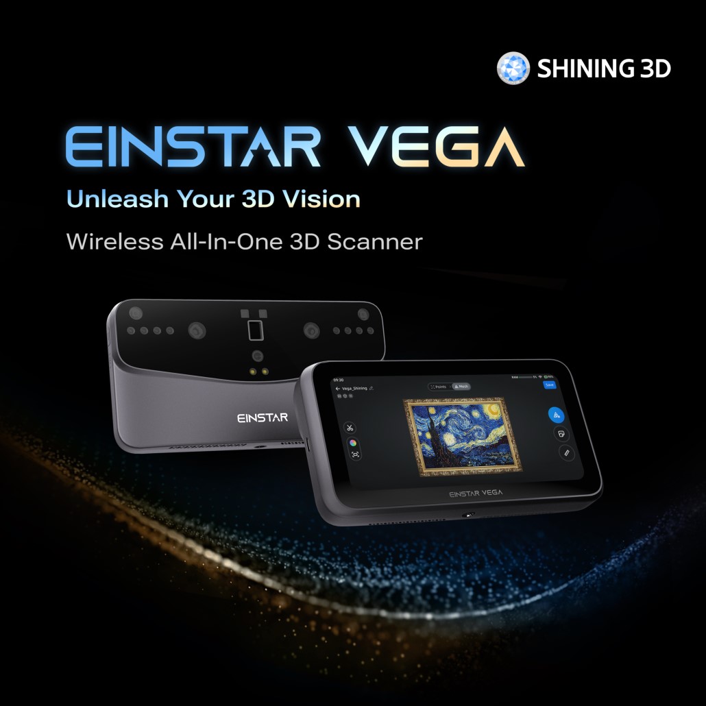 Shining Einstar Vega  Scanner  - Handheld 3D Scanner High Precision recension och pris