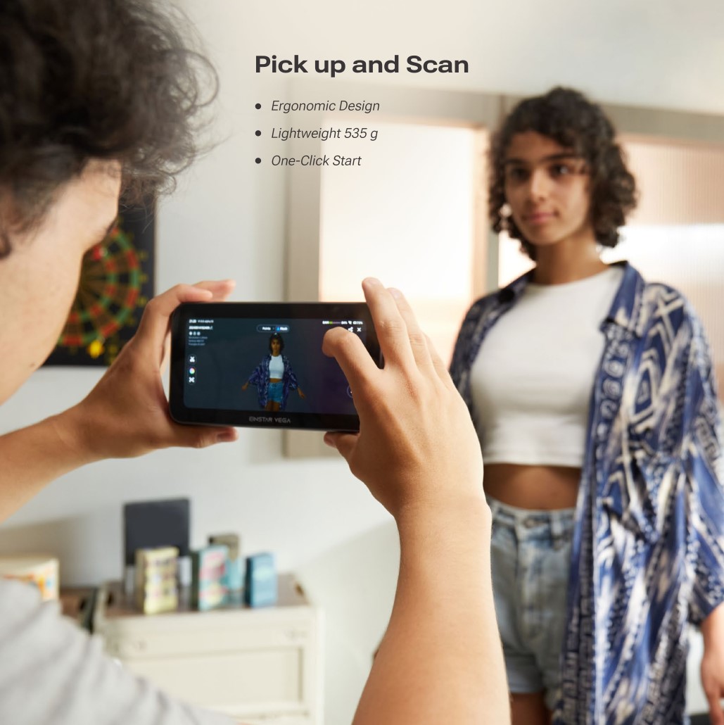 Shining Einstar Vega  Scanner  - Handheld 3D Scanner High Precision recension och pris