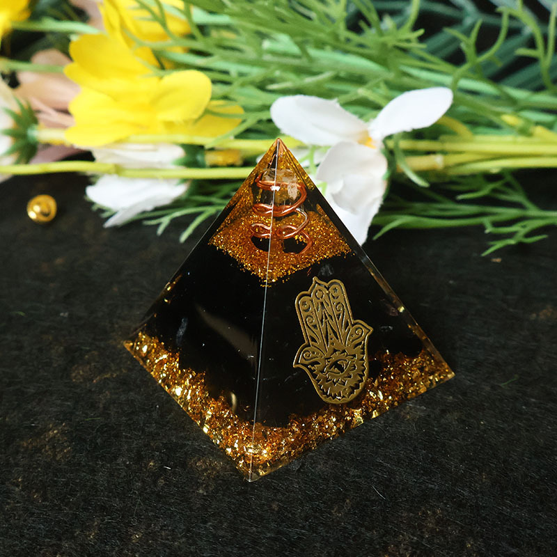 Hamsa Hand Resin Crystal Pyram - Resin recension och pris