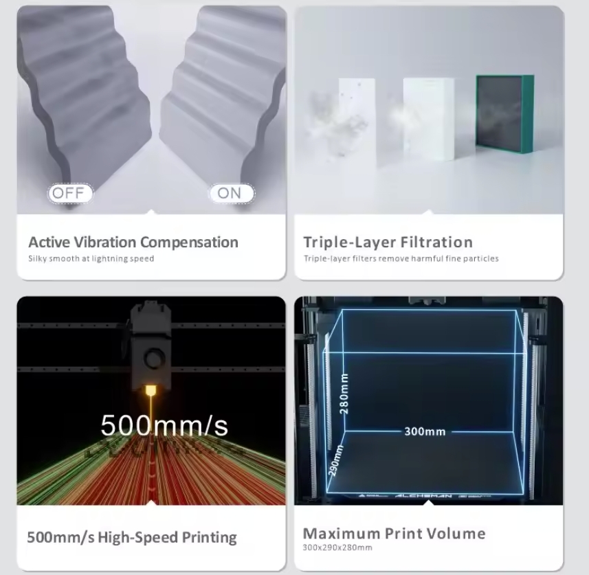 Multi-color Industrial Desktop - Corexy 3D Printer Kit recension och pris