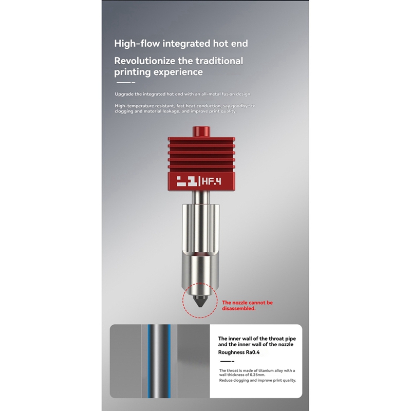 For H2D Hotend High Extruder A - Extruder recension och pris