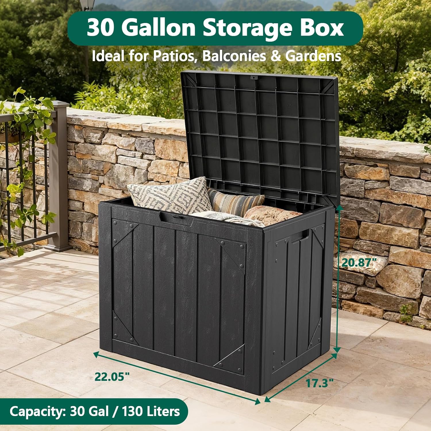30 Gallon Outdoor Storage Box  - Uv Resin recension och pris