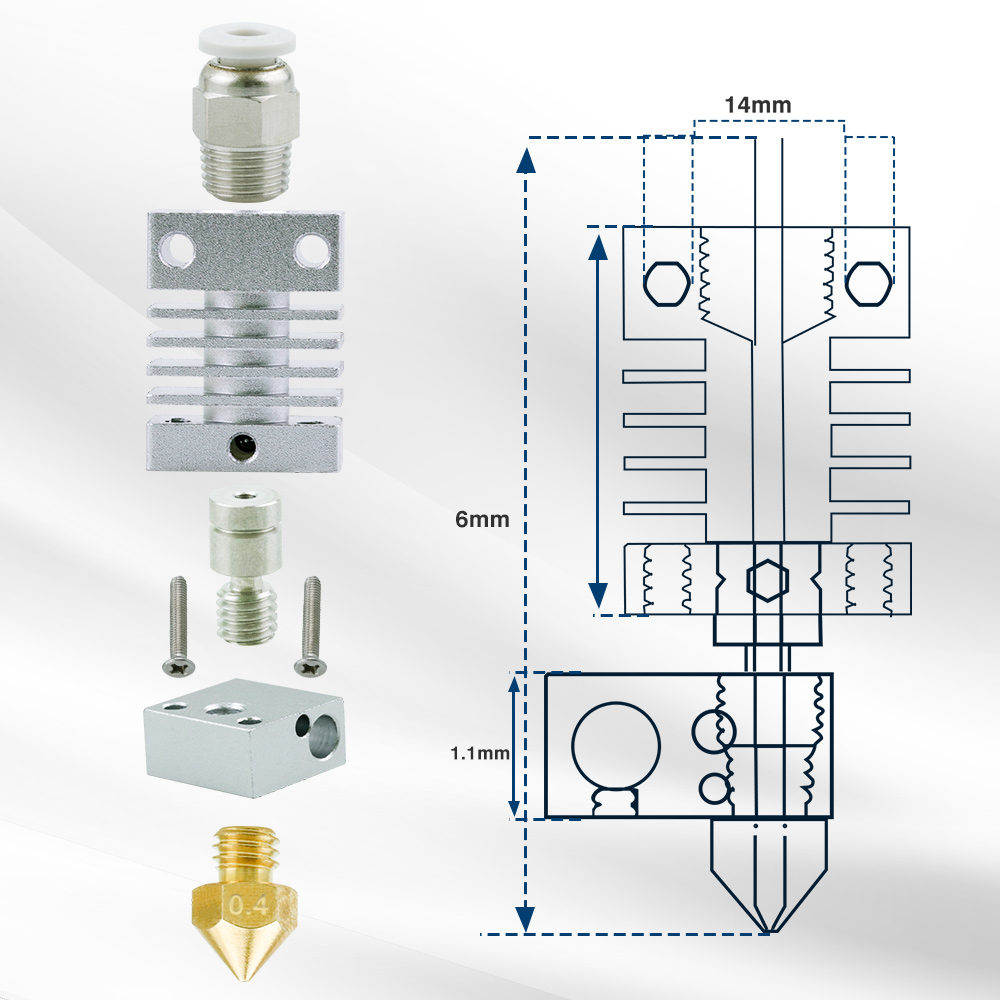 For Creality Ender 3 CR-10 CR- - Direct Drive Extruder recension och pris
