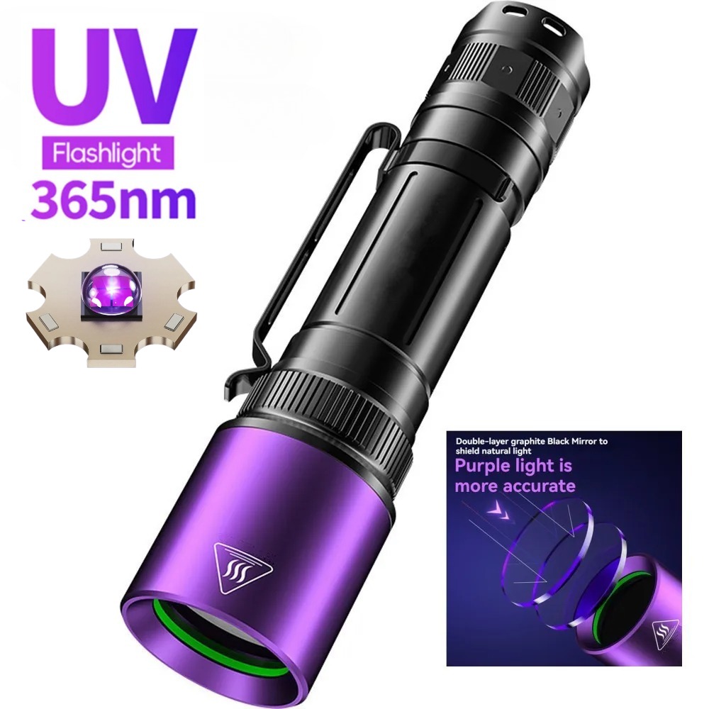 365nm High Power UV Flashlight - Uv Resin recension och pris