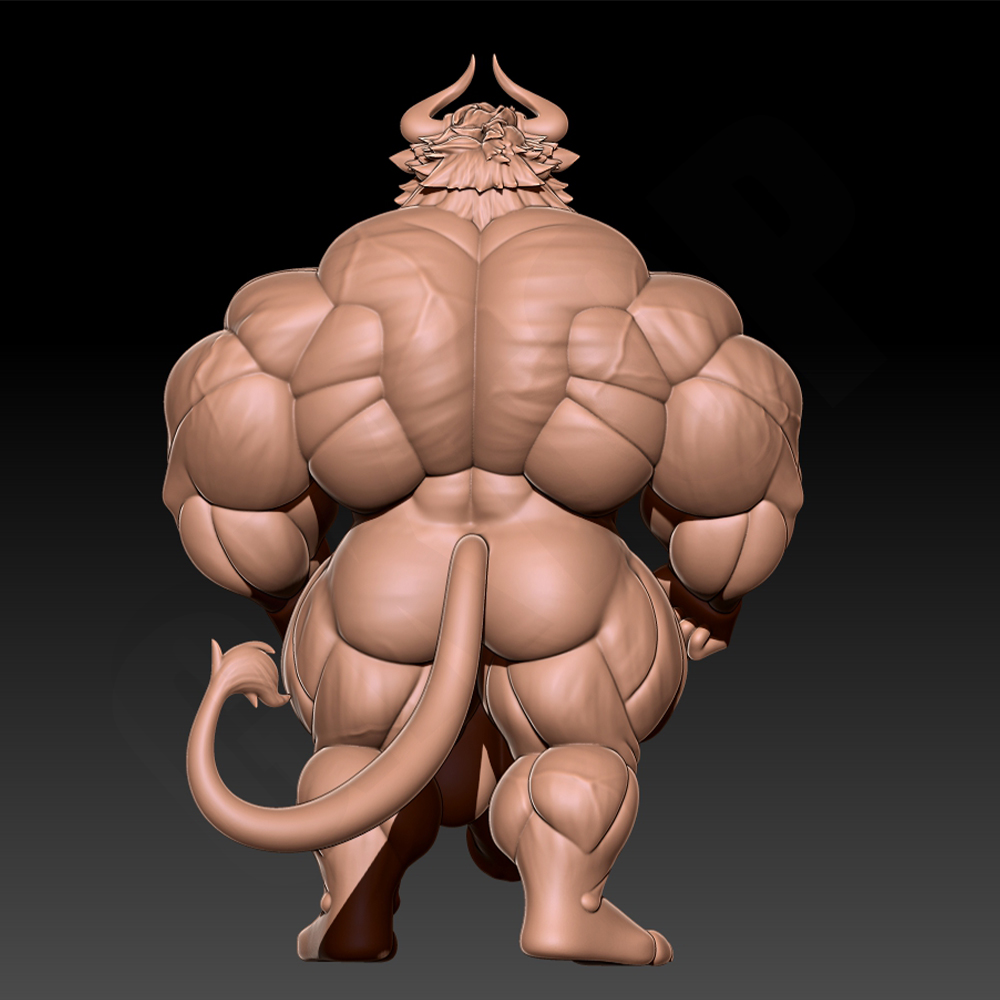 Hunky Fitness Muscle Bull 1/24 - Resin Printer recension och pris