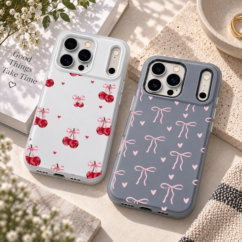 Cute Pink Heart Bow Cute Pink  - Tpu Filament recension och pris