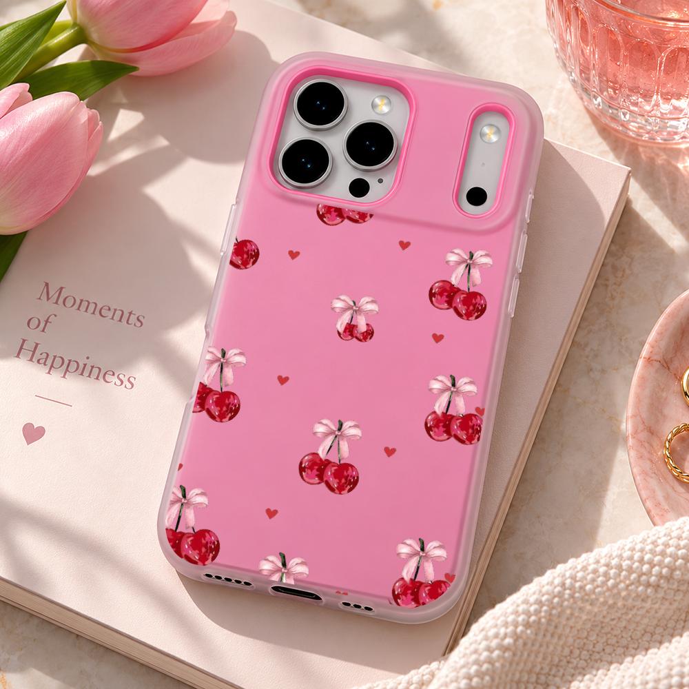 Cute Pink Heart Bow Cute Pink  - Tpu Filament recension och pris