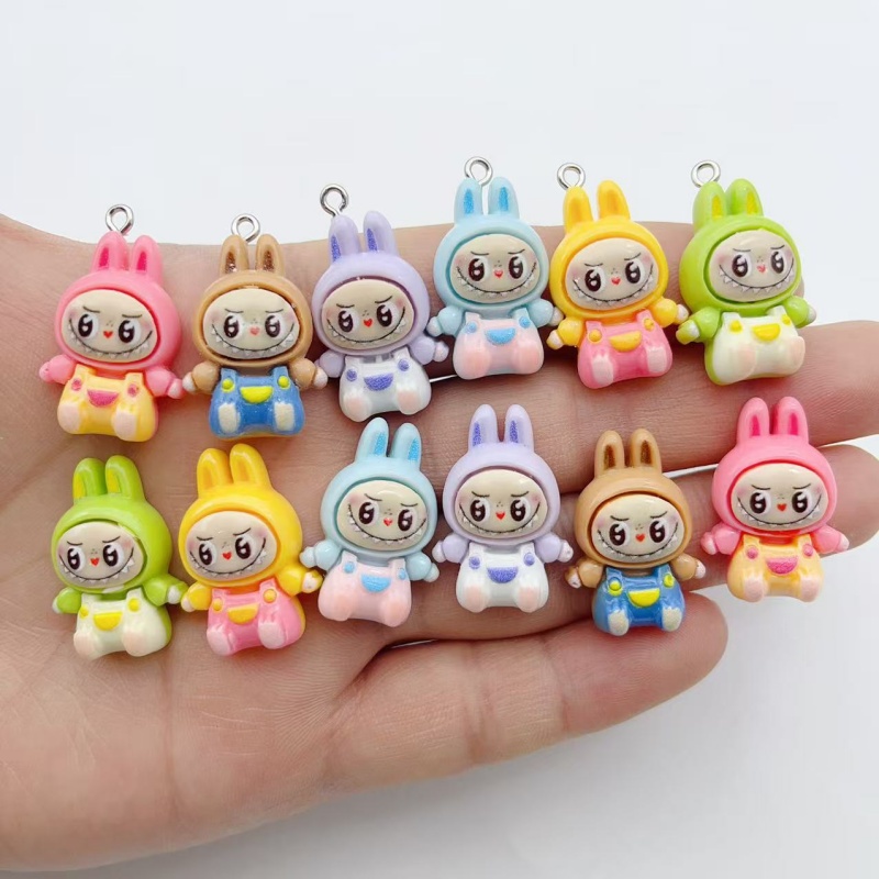 10Pcs Kawaii Rabbit Strawberry - Resin recension och pris