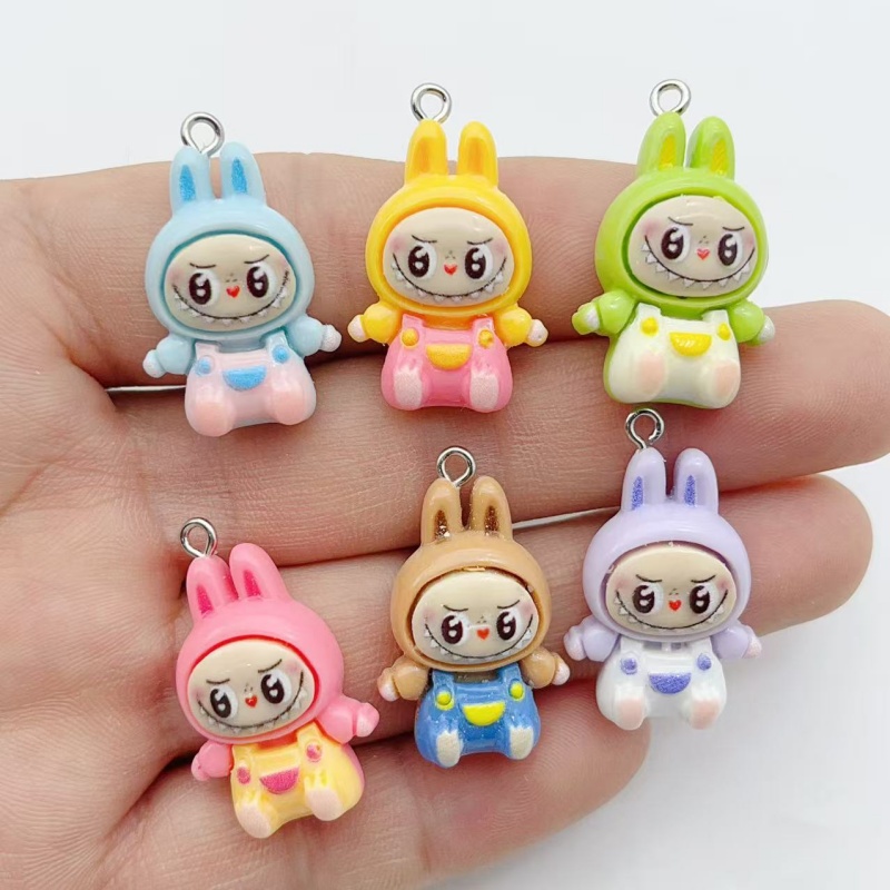 10Pcs Kawaii Rabbit Strawberry - Resin recension och pris