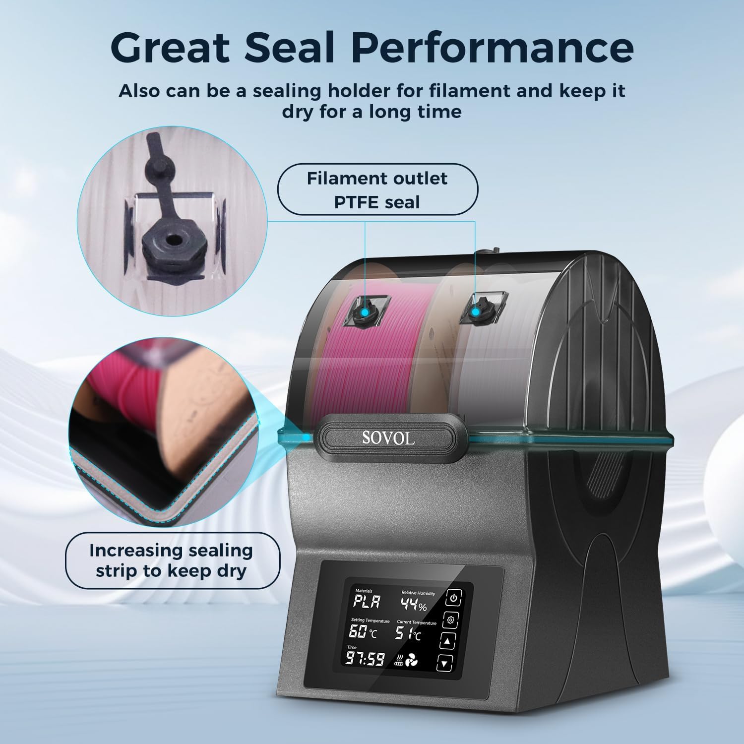 Sovol Filament Dryer SH02 Dry  - Enclosure 3D Printer recension och pris