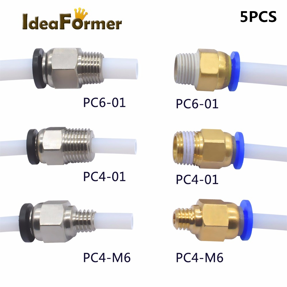 5pcs Quick Fitting PC4-01 PC6- - Filament 1.75 recension och pris