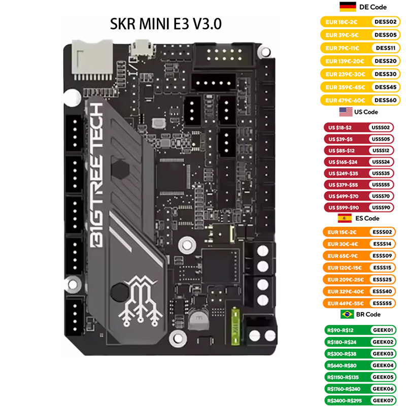 BIGTREETECH SKR MINI E3 V3.0 3 - Direct Drive Extruder recension och pris