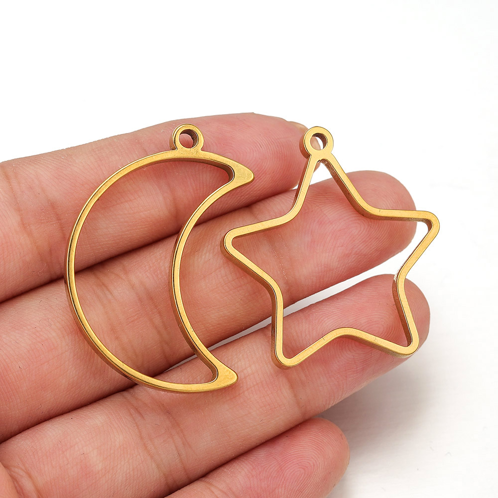 10pcs Stainless Steel Geometri - Uv Resin recension och pris