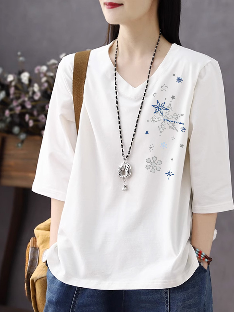 Pure Cotton V-Neck 3/4 Sleeve  - Resin Vat recension och pris