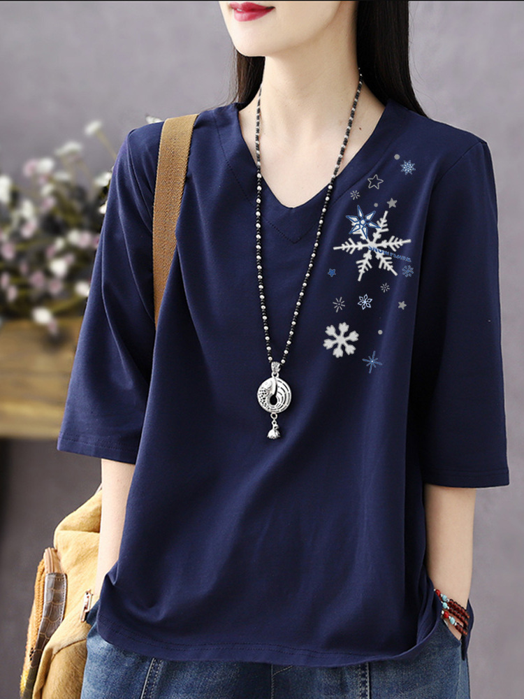 Pure Cotton V-Neck 3/4 Sleeve  - Resin Vat recension och pris