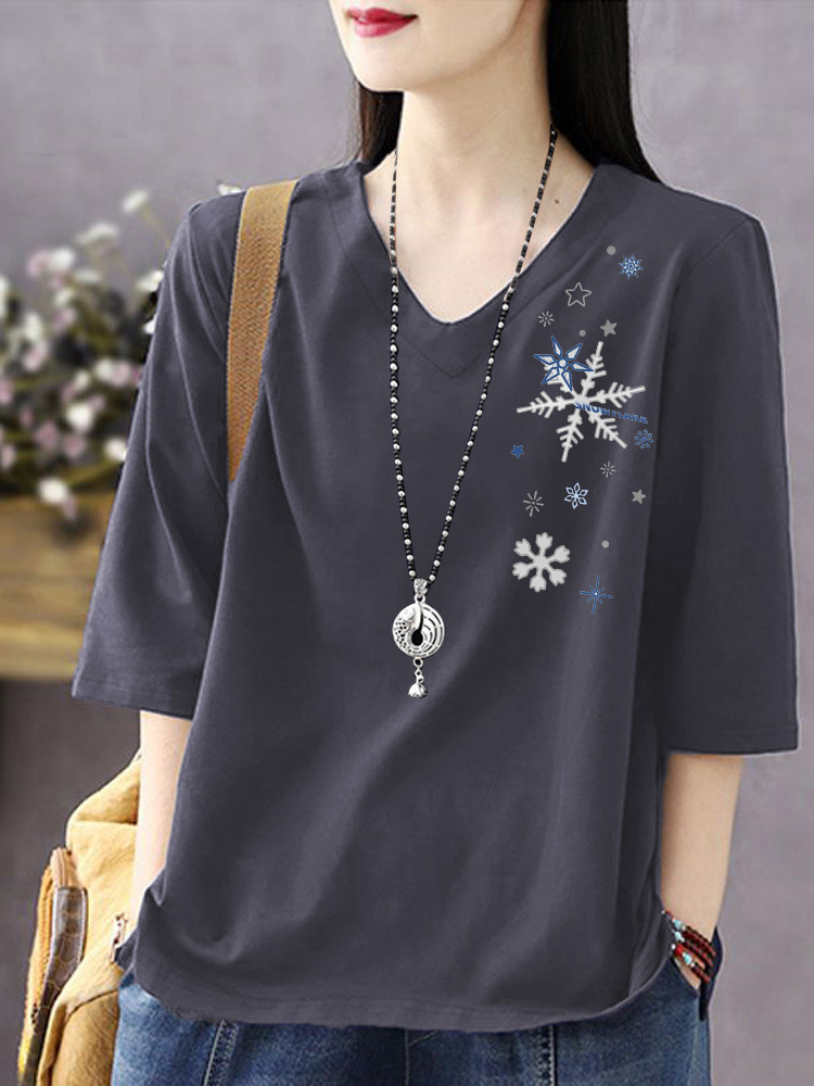 Pure Cotton V-Neck 3/4 Sleeve  - Resin Vat recension och pris