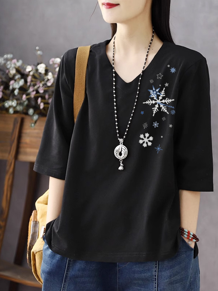 Pure Cotton V-Neck 3/4 Sleeve  - Resin Vat recension och pris