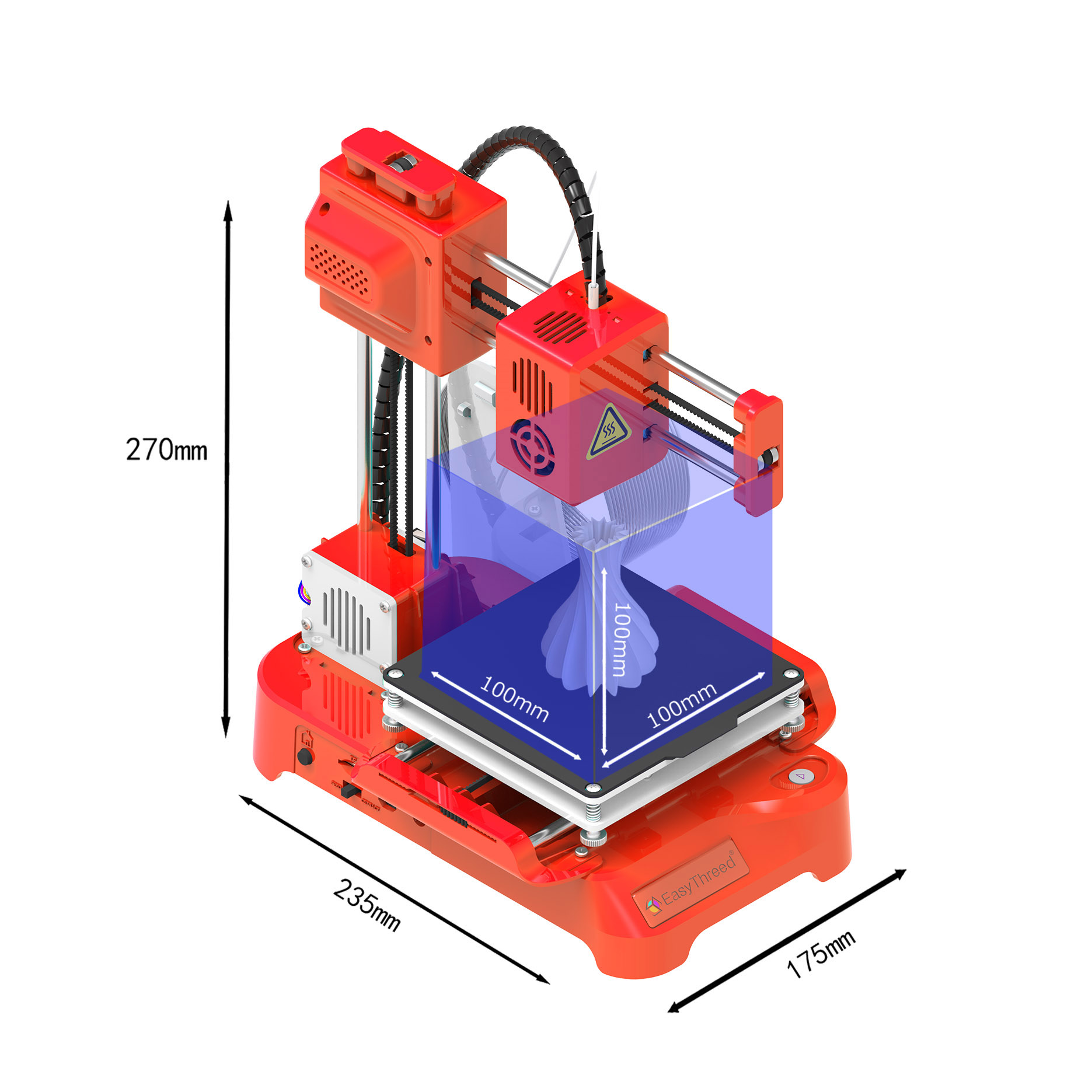 Easythreed 3D Printer K9 Easy  - Corexy 3D Printer Kit recension och pris